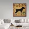 Trademark Fine Art Ryan Fowler 'Black Dog At Show No Vt' Canvas Art, 18x18 WAP06311-C1818GG